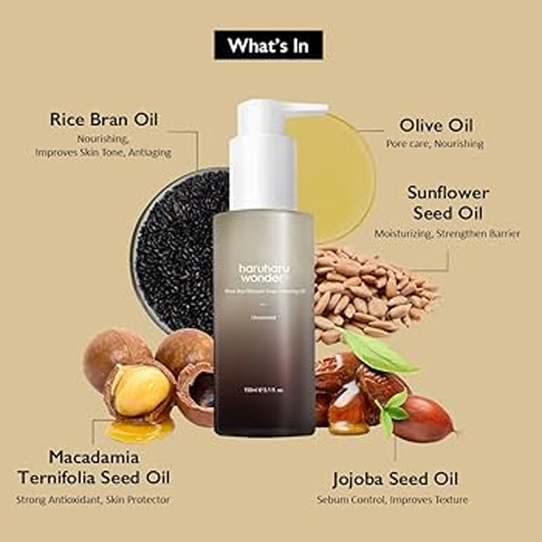 Haruharu Wonder Black Rice Moisture Deep Cleansing Oil -150ml