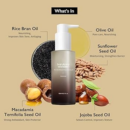 Haruharu Wonder Black Rice Moisture Deep Cleansing Oil -150ml
