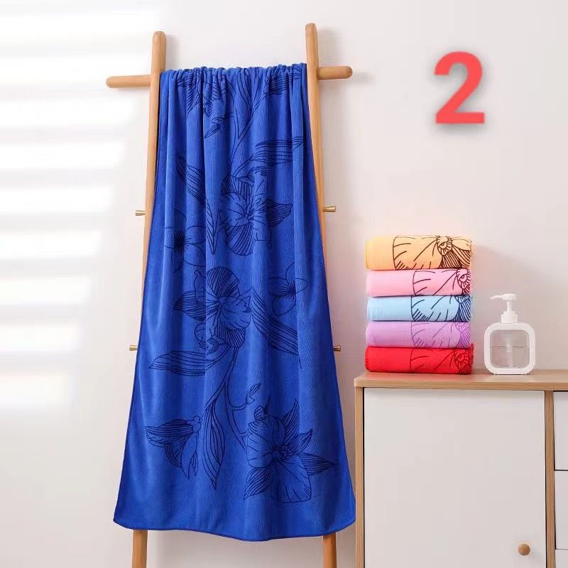 Floral printed towels 2pcs set.