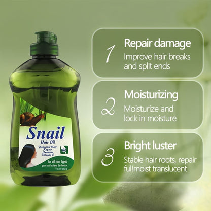 Snail Hair Oil – Smooth & Strengthen Damaged Hair