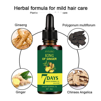 Jaysuing 7 Days Ginger Hair Growth Oil 30ml