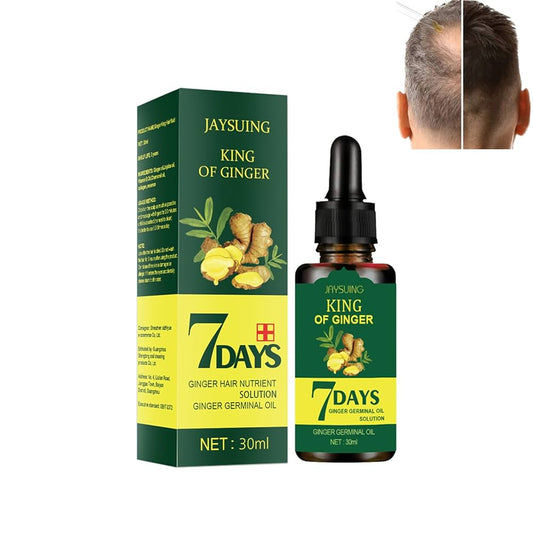 Jaysuing King of Ginger Hair Growth Oil 30ml bottle and box
