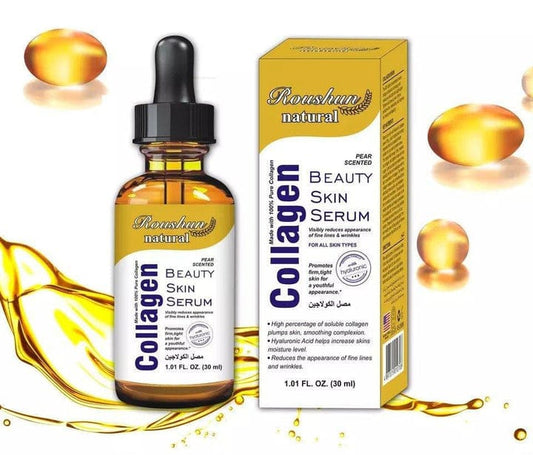 Roushun Collagen Beauty Skin Serum bottle and packaging 30ml
