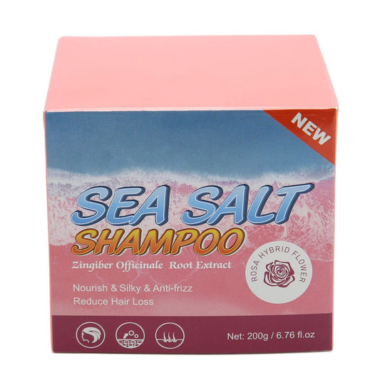 Guanjing Sea Salt Shampoo with rose, ginger, and sea salt extracts – 200g
