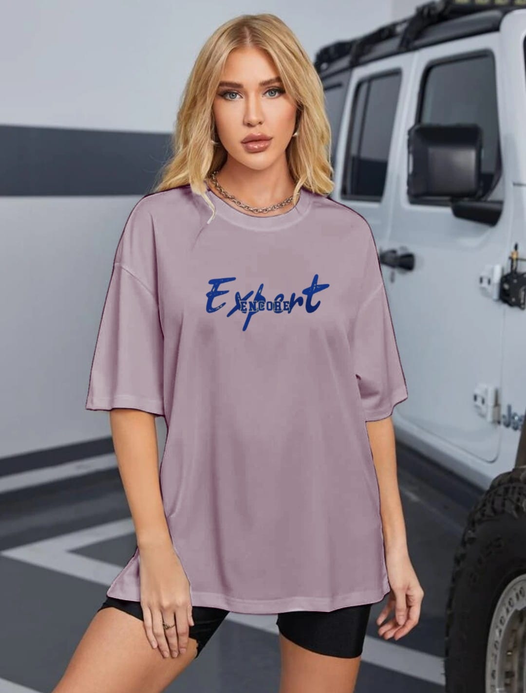 Oversized Cartoon Graphic T-Shirt
