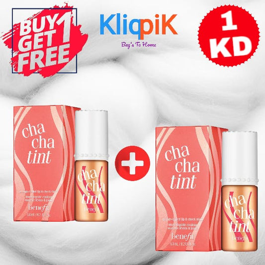 Buy 1 Get 1 Free Cha Cha Tint coral lip and cheek stain for 1 KD – Kliqpik offer