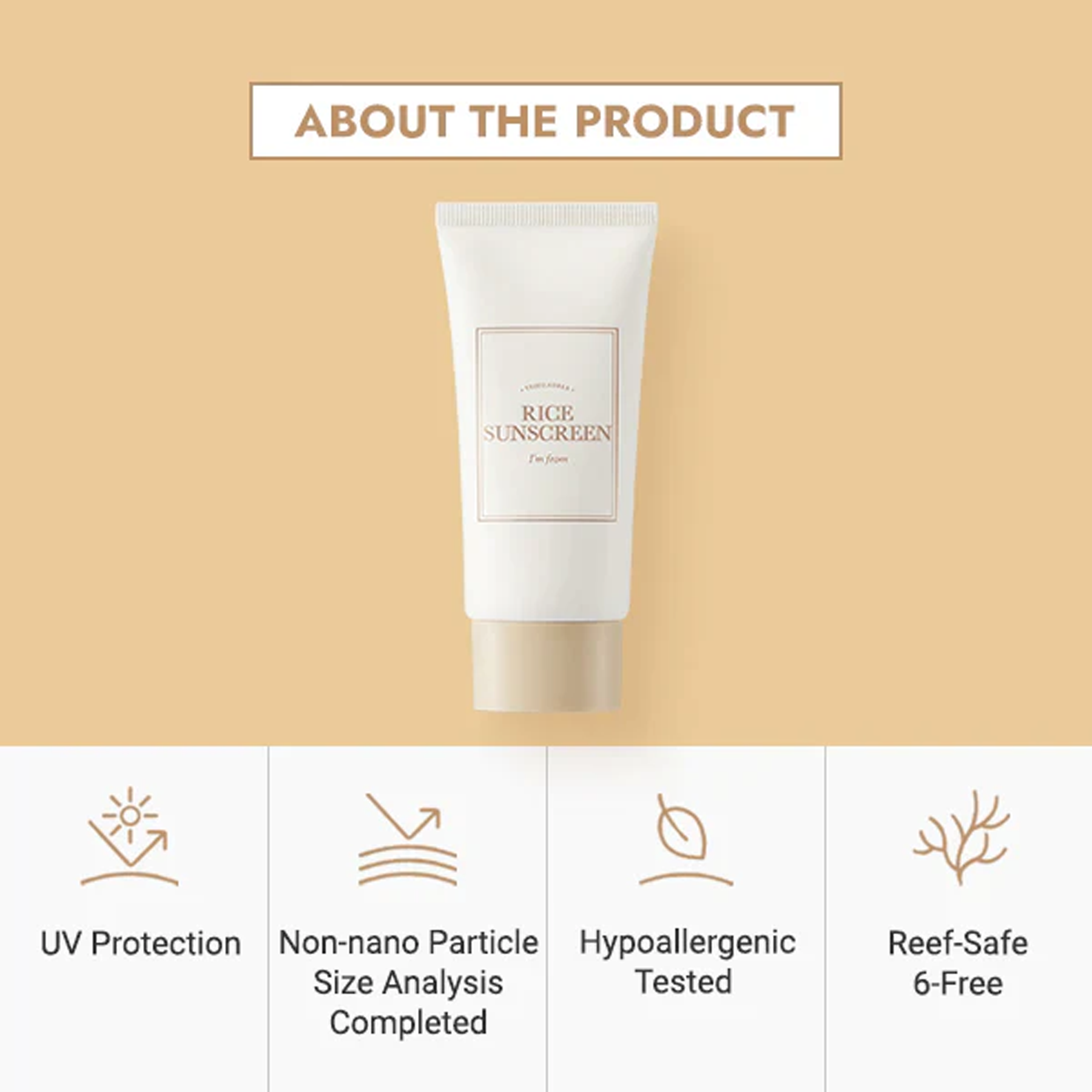 I'm From Rice Sunscreen SPF50 PA++++ - 50ml