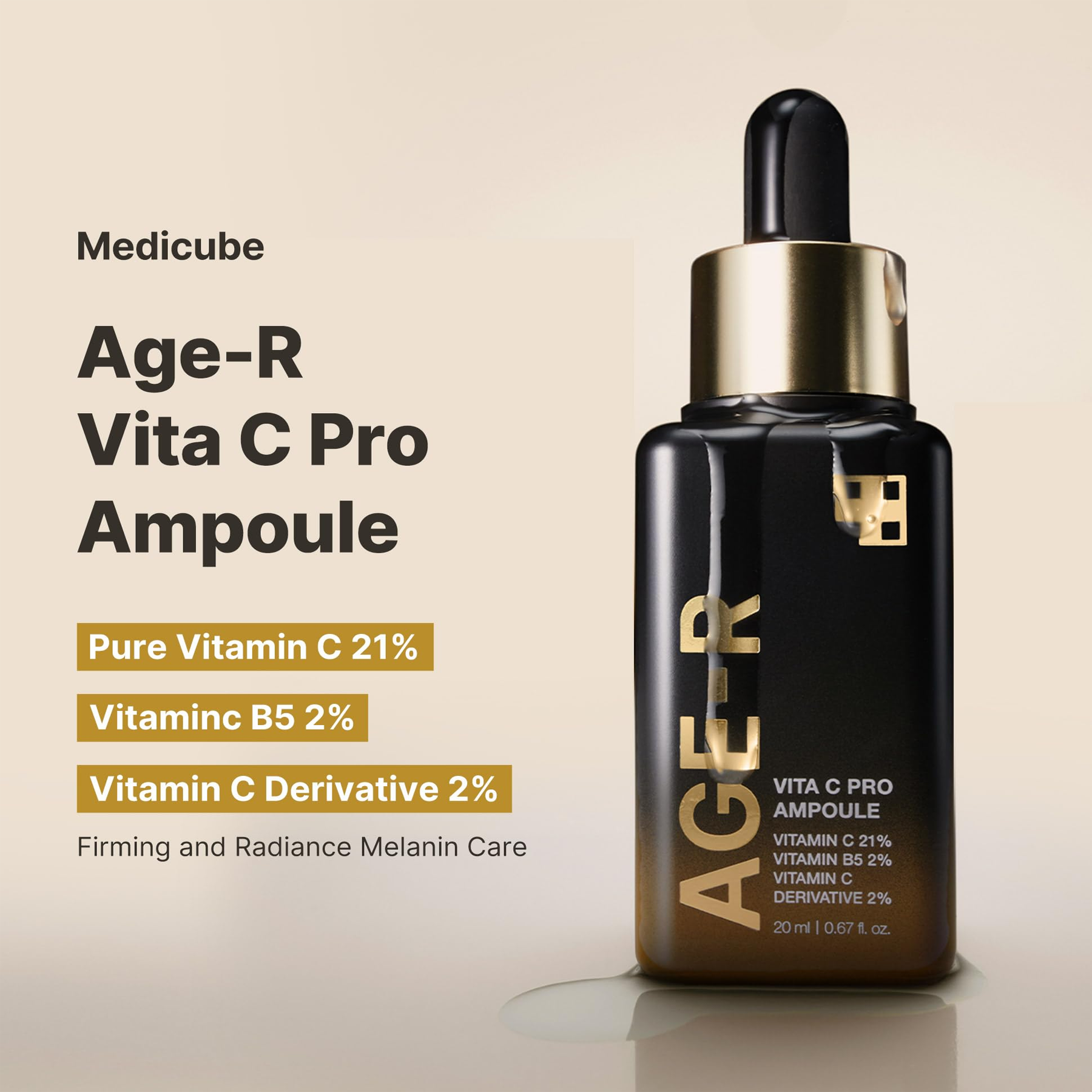 Medicube Age-R Vita C Pro Ampoule - 20ml