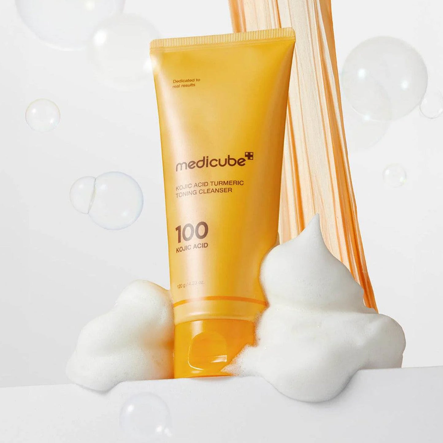 Medicube Kojic Acid Turmeric Toning Cleanser - 120g