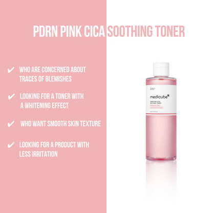 Medicube PDRN Pink Cica Soothing Toner - 250ml
