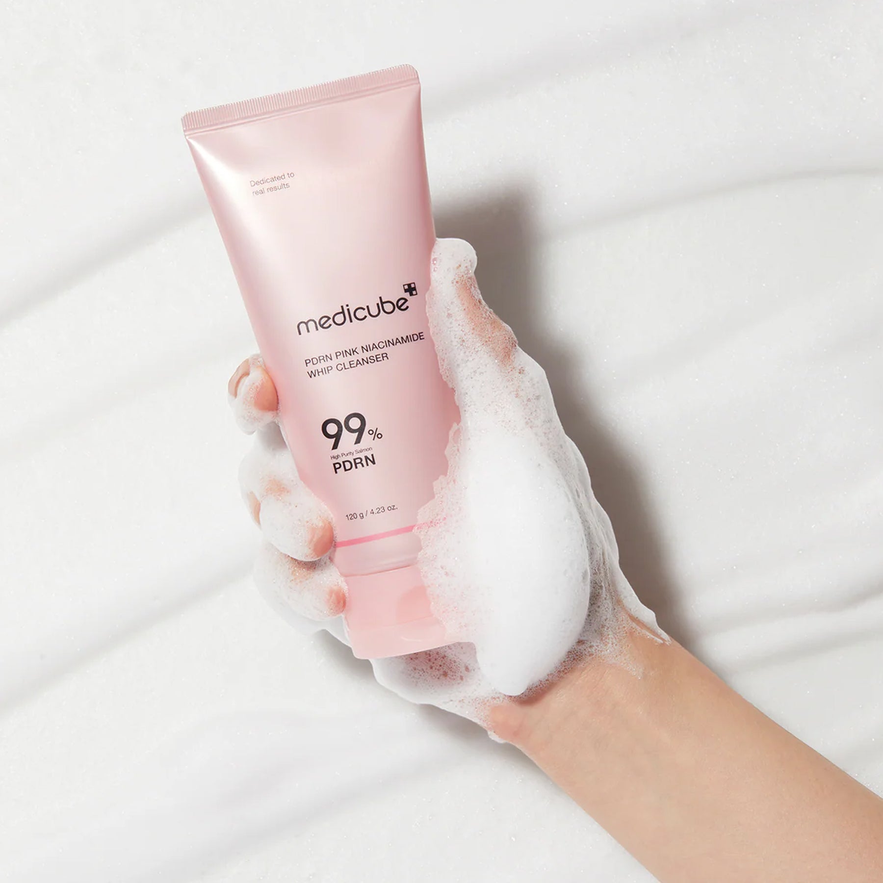 Medicube PDRN Pink Niacinamide Whip Cleanser - 120g
