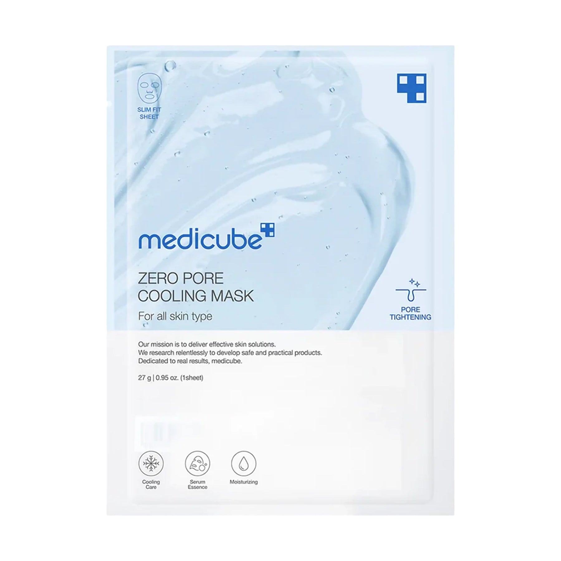 Medicube Zero Pore Cooling Mask - 27g