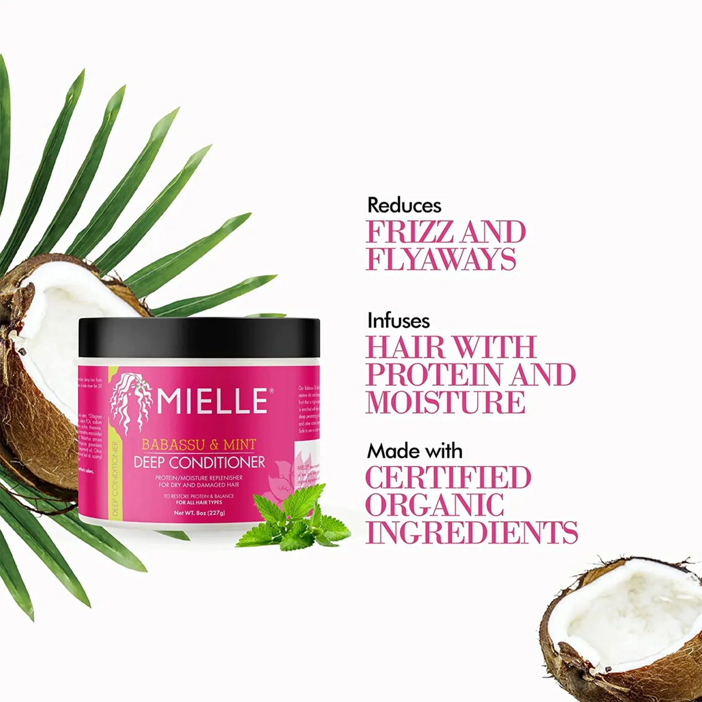 Mielle Babassu Oil & Mint Deep Conditioner (227g)