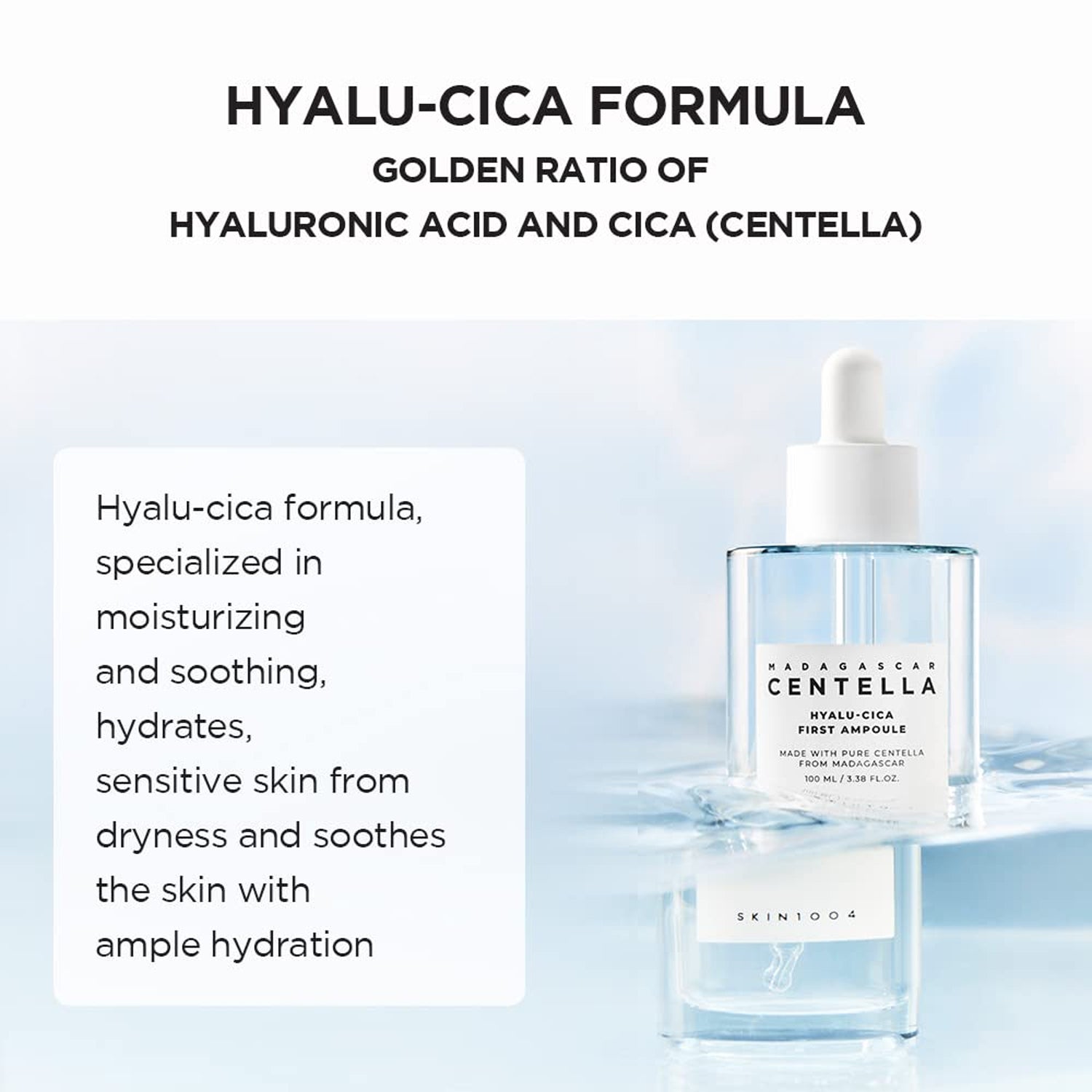 SKIN1004 Madagascar Centella Hyalu-Cica First Ampoule -  100ml