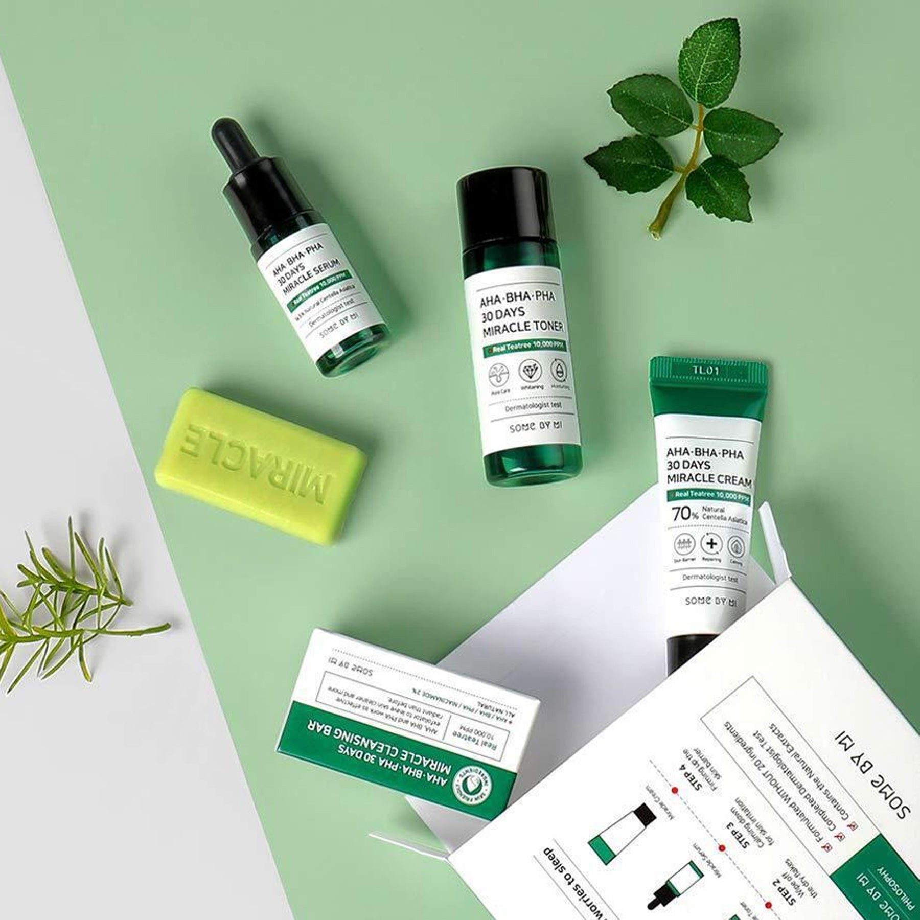 Some By Mi AHA, BHA, PHA 30 Days Miracle Starter Kit For Troubled & Inflamed Skin