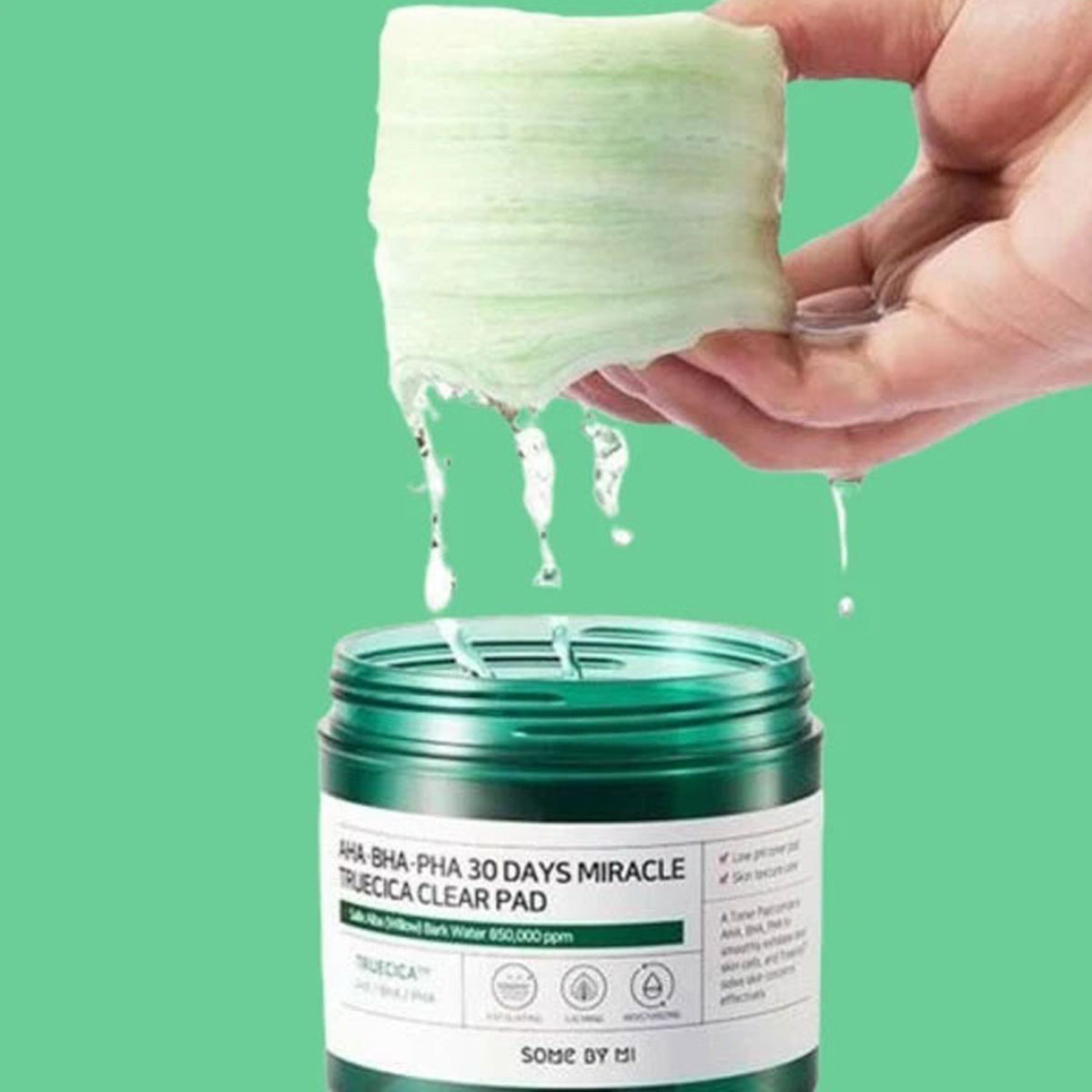 Some By Mi 30 Days Miracle Truecica Clear Pad (70 pads) -  125ml