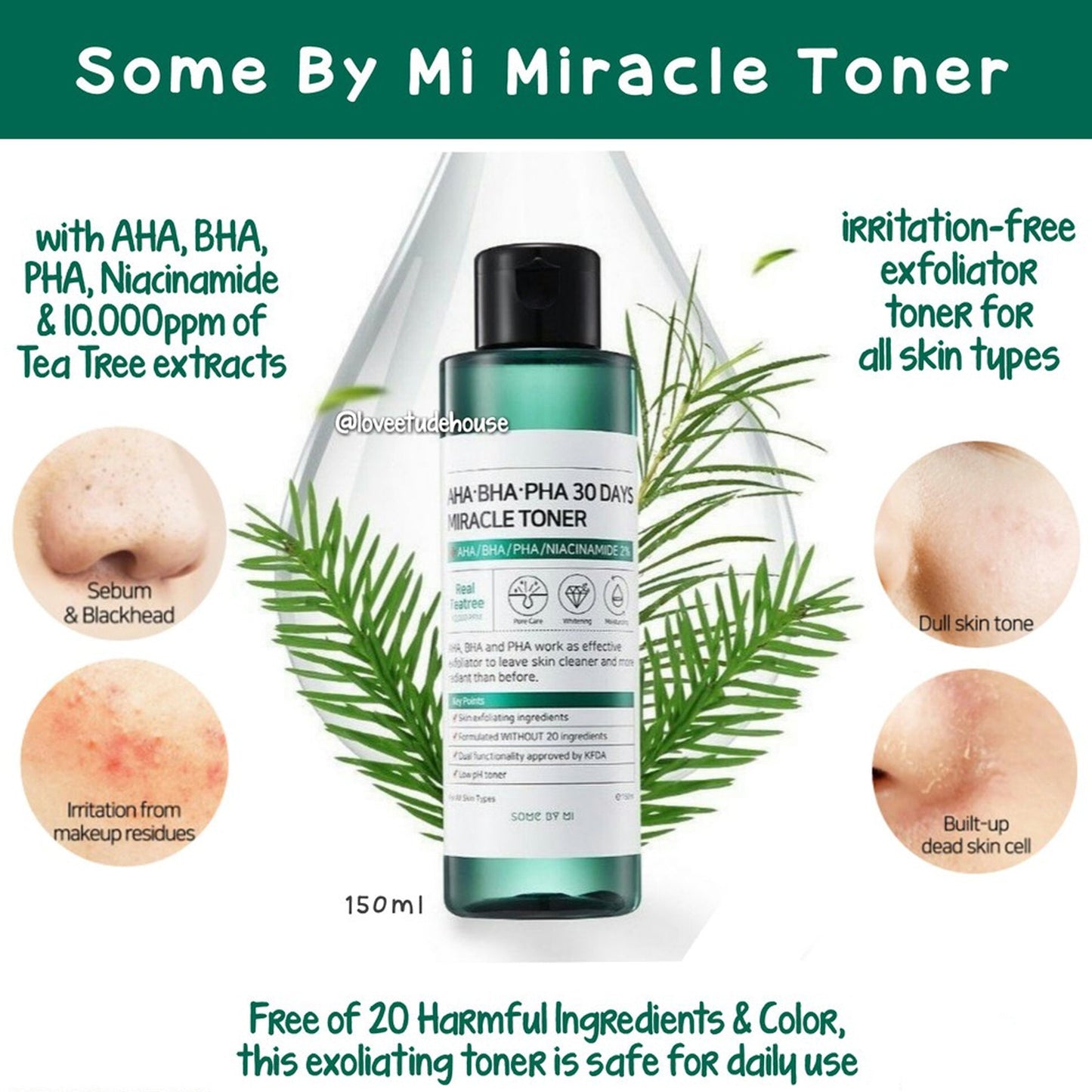 Some By Mi AHA.BHA.PHA 30 Days Miracle Toner - 150ml