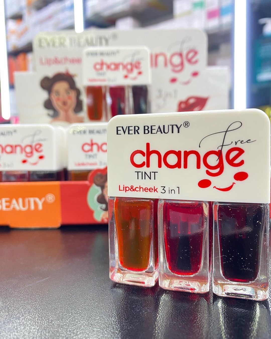 Ever beauty Lip & cheek tint 3 in 1.