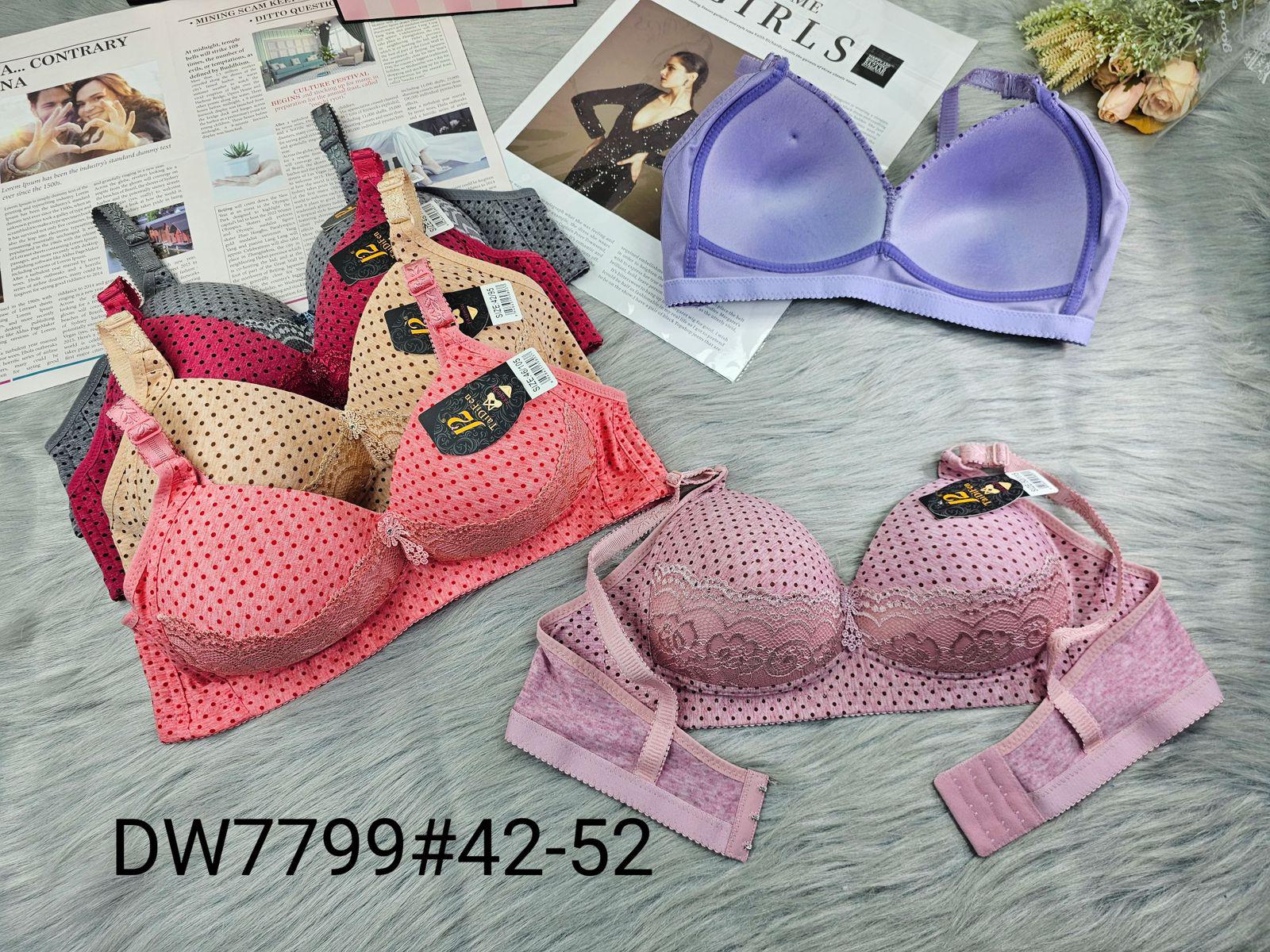 Polka dot lace bras for women in assorted colors – sizes 42-52 – Kliqpik lingerie Kuwait