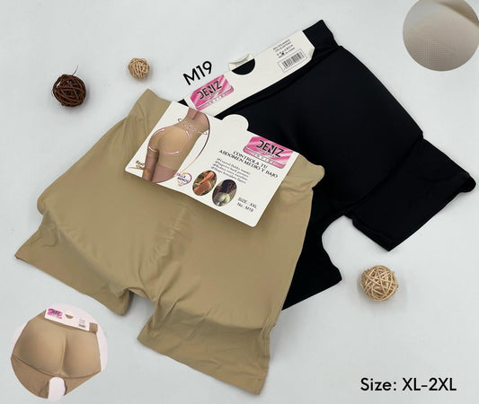Deniz M20 abdominal control panty shaper in nude and black with packaging