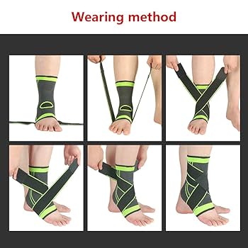 Adjustable Compression Ankle Wrap – Elastic Support Sleeve
