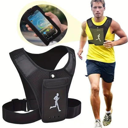 Nuoyi Miao Lightweight Running Vest with Phone Holder & Storage Pockets