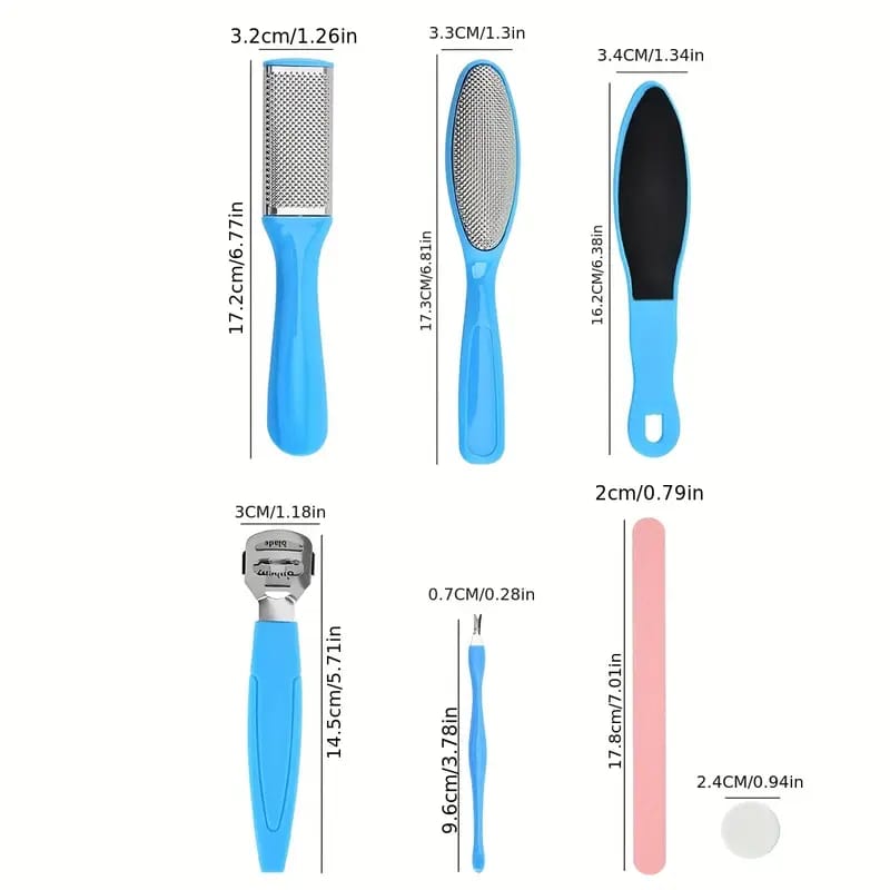7-in-1 Multipurpose Beauty Tool Set – Manicure, Pedicure & Facial Grooming Kit