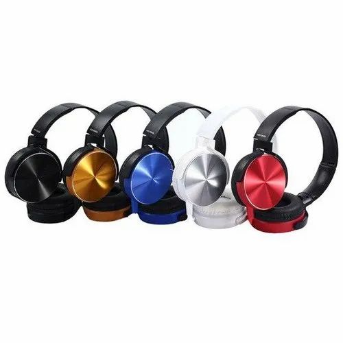 Extra Bass Wired Headphones – 30mm Driver – Red, Black