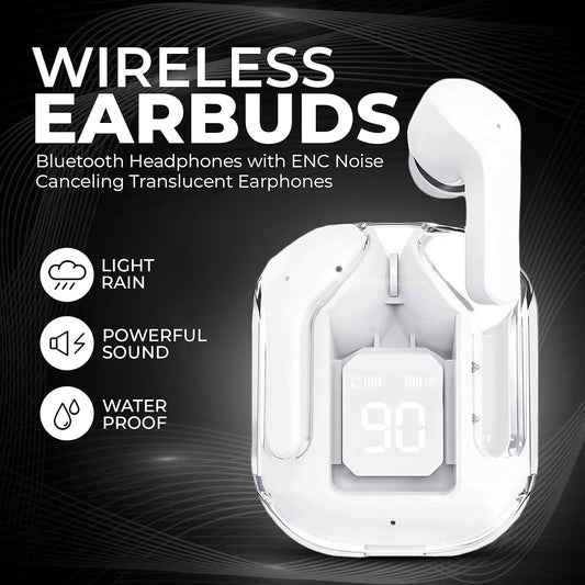 Ultrapods Max true wireless earbuds with LED charging case in 5 color options