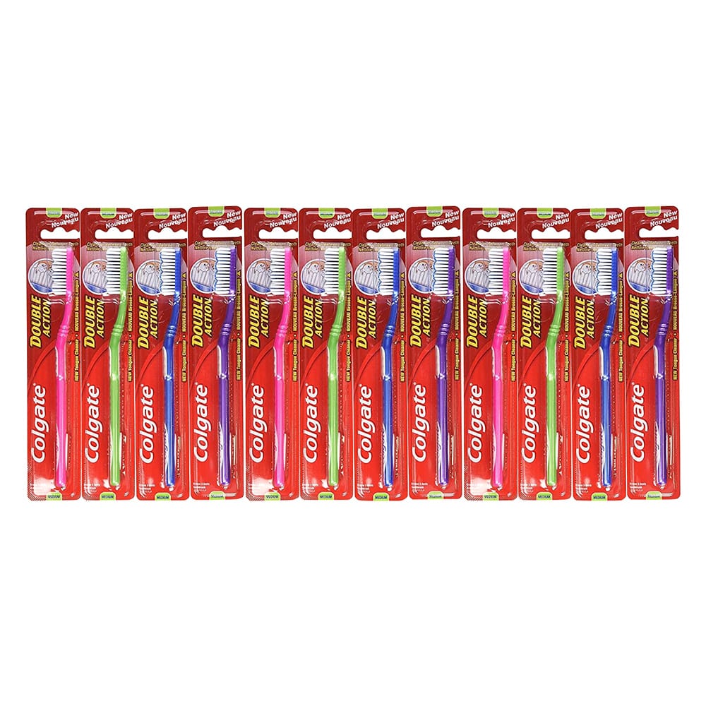 Colgate Toothbrush Pack of 12 – Deep Cleaning Soft Bristles