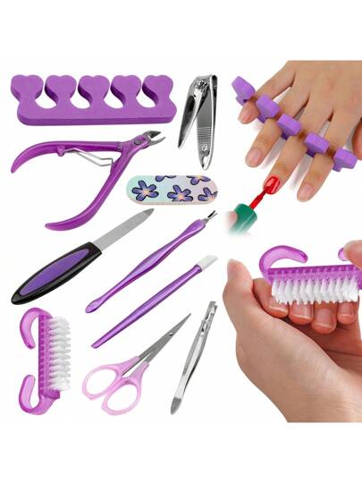 Maxine Beauty Pedicure Set – Purple