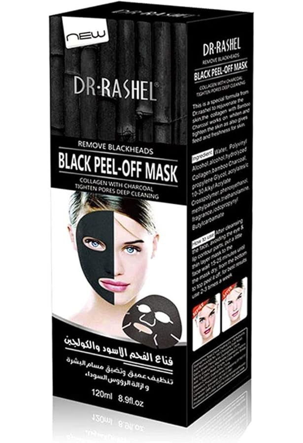 Dr. Rashel Black Peel Off Mask – Charcoal & Collagen 120ml