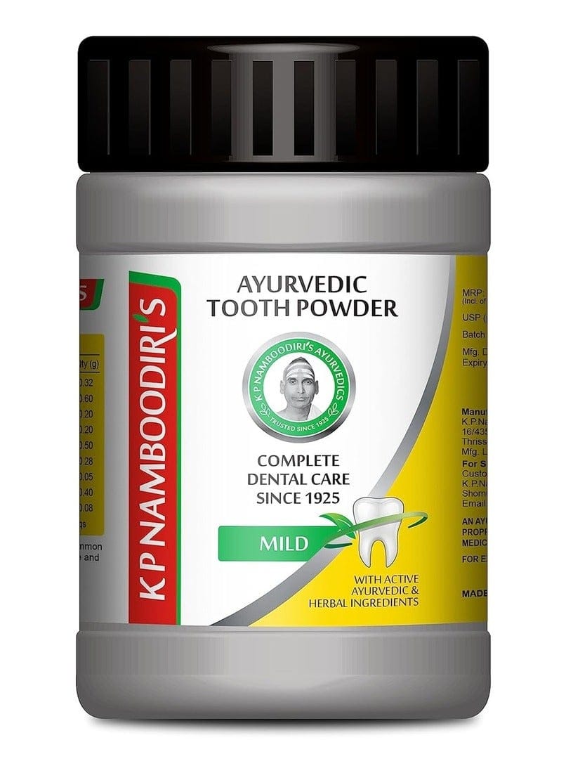 KP Namboodiri’s Mild Ayurvedic Tooth Powder – 80g