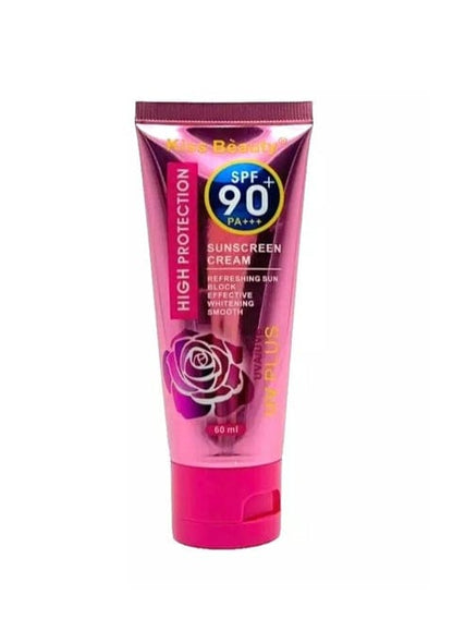 Kiss Beauty High Protection Sunscreen Cream SPF 90+ – 60ml