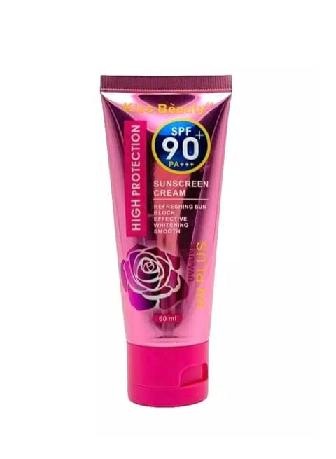 Kiss Beauty High Protection Sunscreen Cream SPF 90+ – 60ml