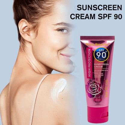 Kiss Beauty High Protection Sunscreen Cream SPF 90+ – 60ml
