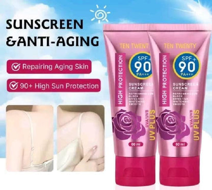 Kiss Beauty High Protection Sunscreen Cream SPF 90+ – 60ml