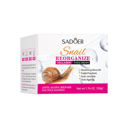 Sadoer Snail Reorganize Collagen Face Cream – 50g