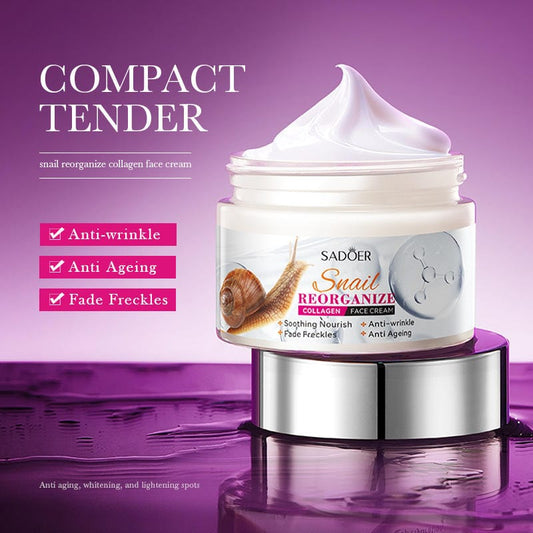 Sadoer Snail Reorganize Collagen Face Cream – 50g