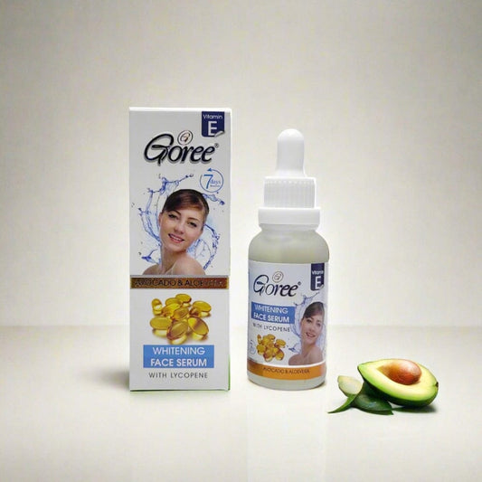 Goree Whitening Face Serum with Lycopene – Avocado & Aloe Vera – 30ml
