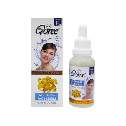 Goree Whitening Face Serum with Lycopene – Avocado & Aloe Vera – 30ml