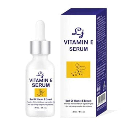 LJ Vitamin E Serum – 30ml Bottle and Packaging