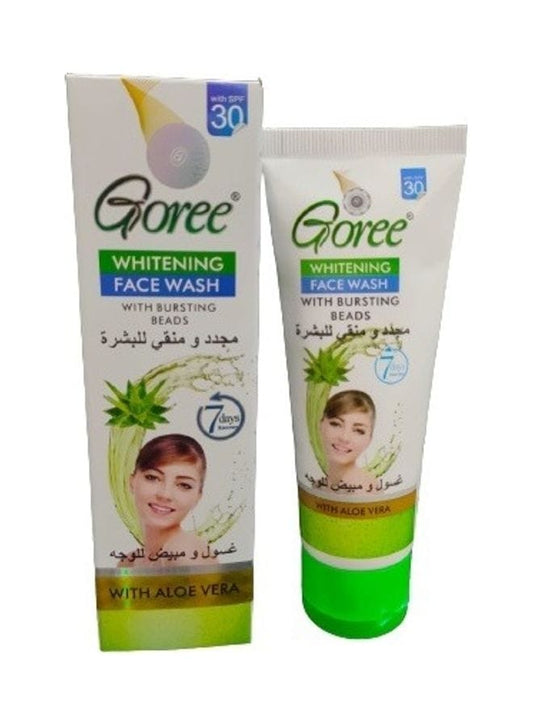Goree Whitening Face Wash with Aloe Vera and SPF 30