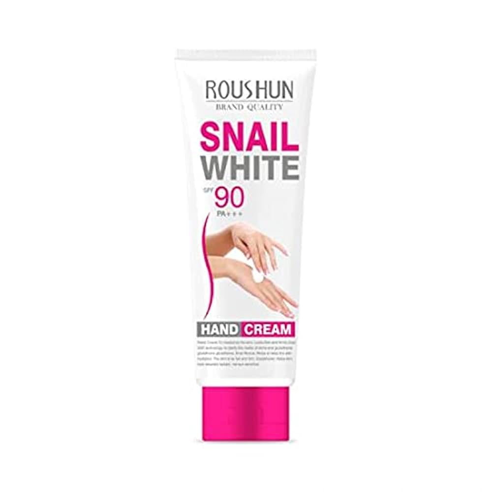 Roushun Snail White Hand Cream SPF 90 PA+++ – Brightening & Moisturizing
