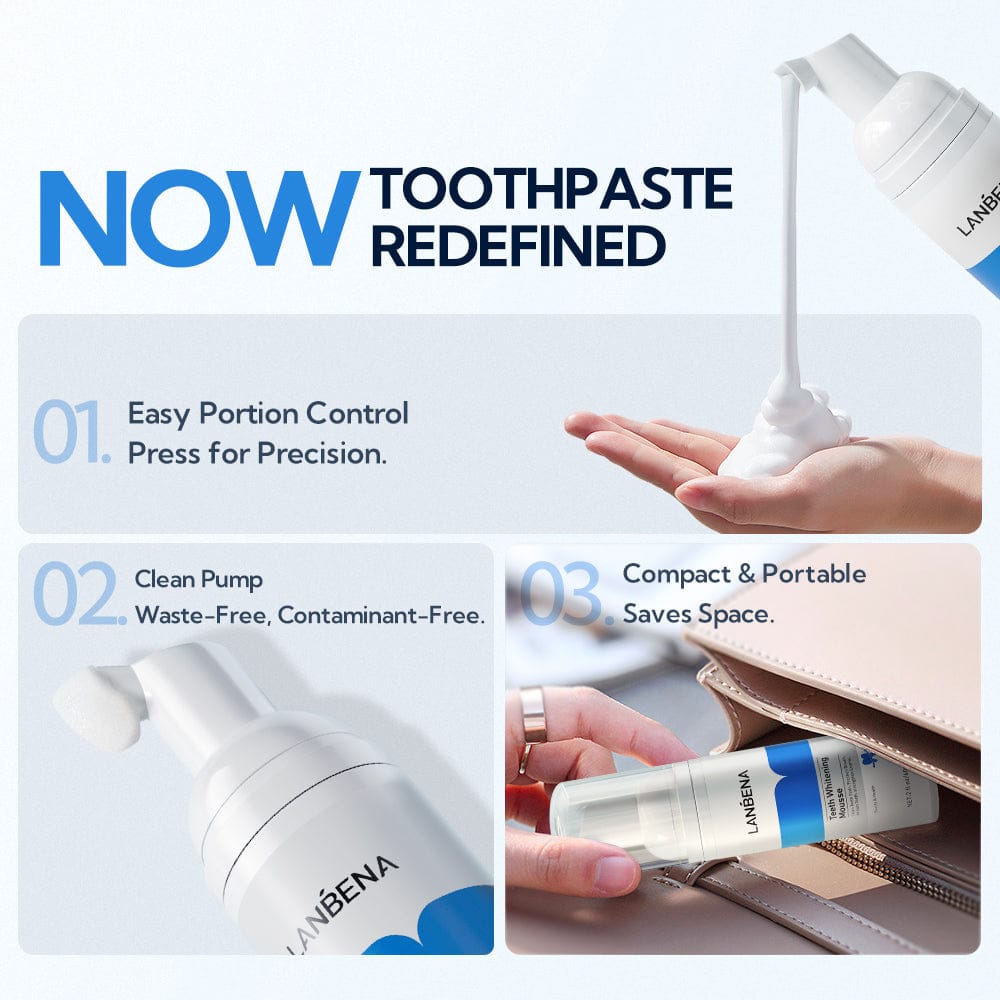 Lanbena Teeth Whitening Mousse – 60ml