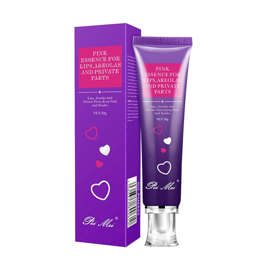 Pei Mei Pink Essence cream tube and box for lips, areolas, and private parts – 30g