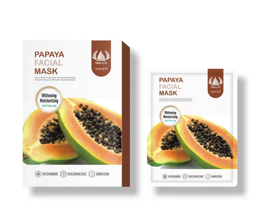 Tree City Papaya Facial Mask with papaya extract packaging