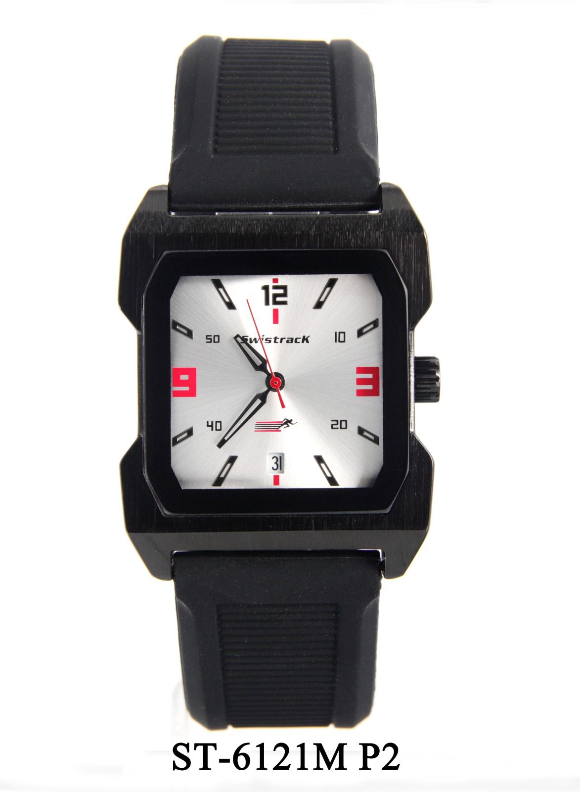 Swistrack ST-6121M Men’s Square Analog Watch – Assorted Colors