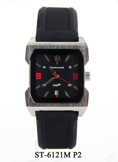 Swistrack ST-6121M Men’s Square Analog Watch – Assorted Colors