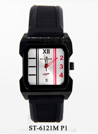 Swistrack ST-6121M Men’s Square Analog Watch – Assorted Colors